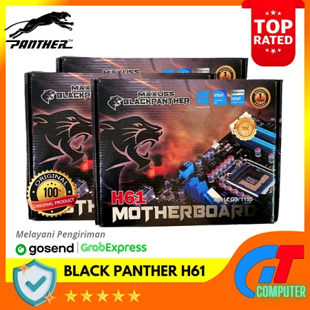 Motherboard Black Panther H61 DDR3 Socket LGA 1155