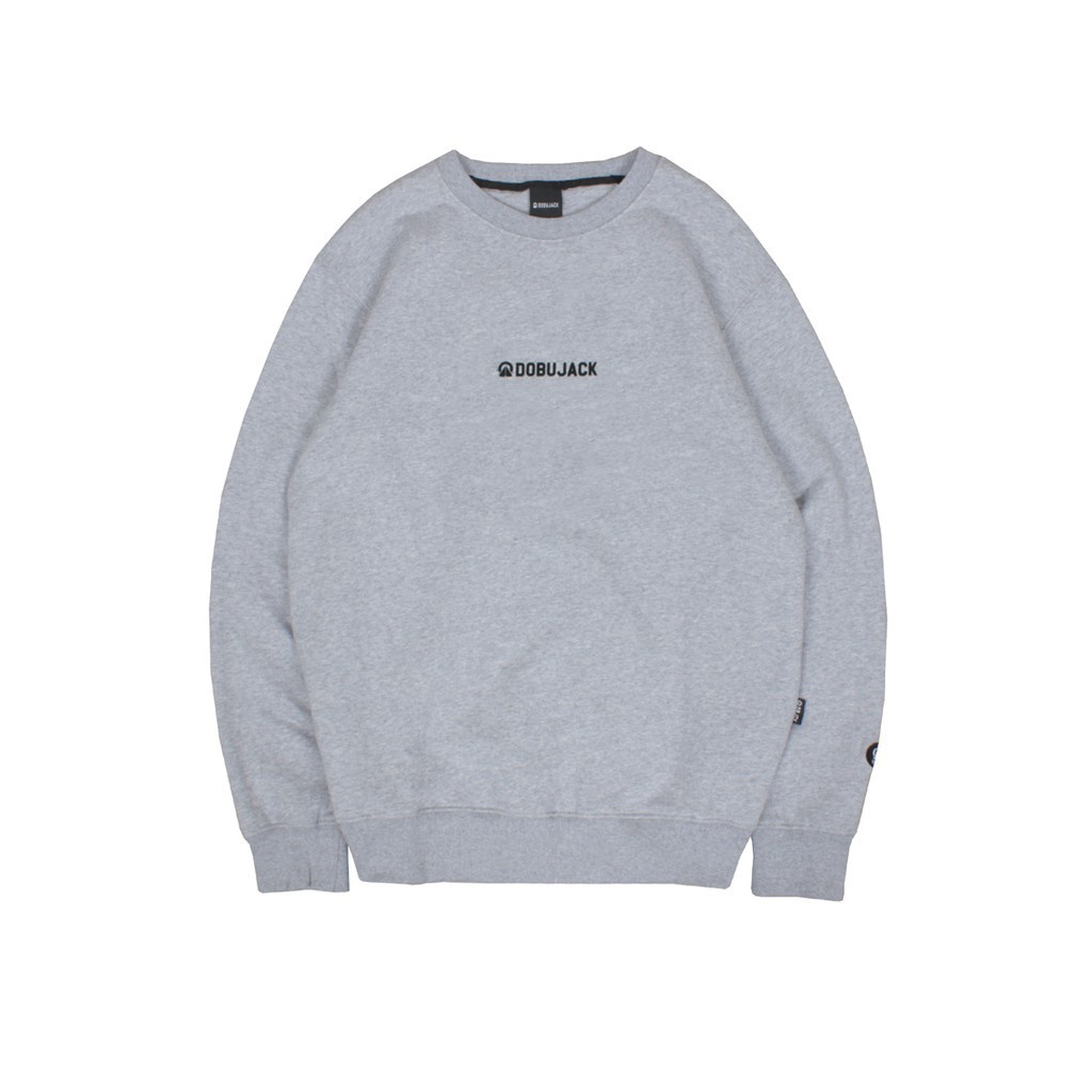 Sweater crewneck dobujack unisex / crewneck dobujack little logo premium