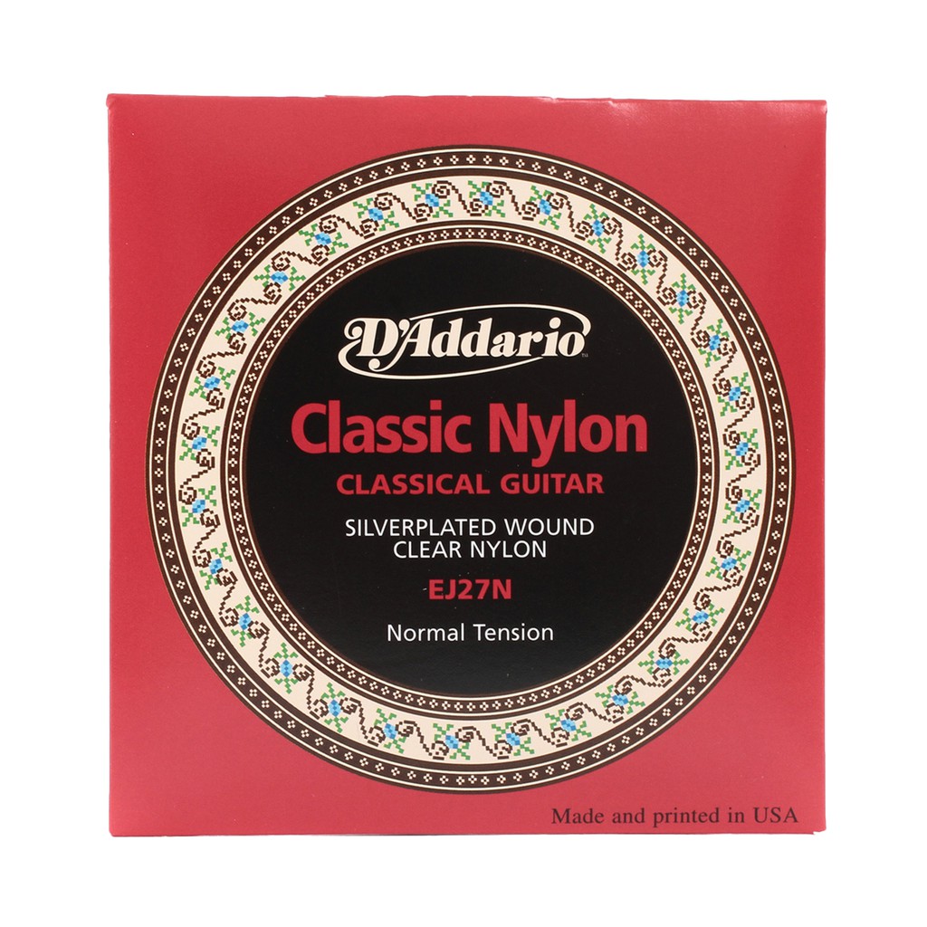 Daddario Classic Nylon String EJ-27 - Senar Gitar Nylon Daddario EJ27N