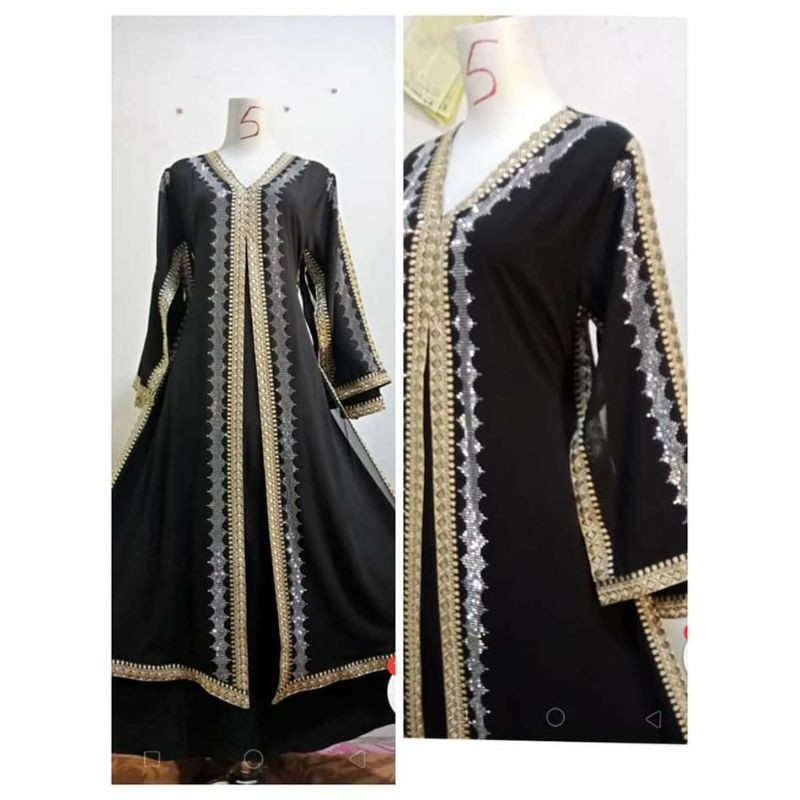 Gamis Abaya Turki Hitam