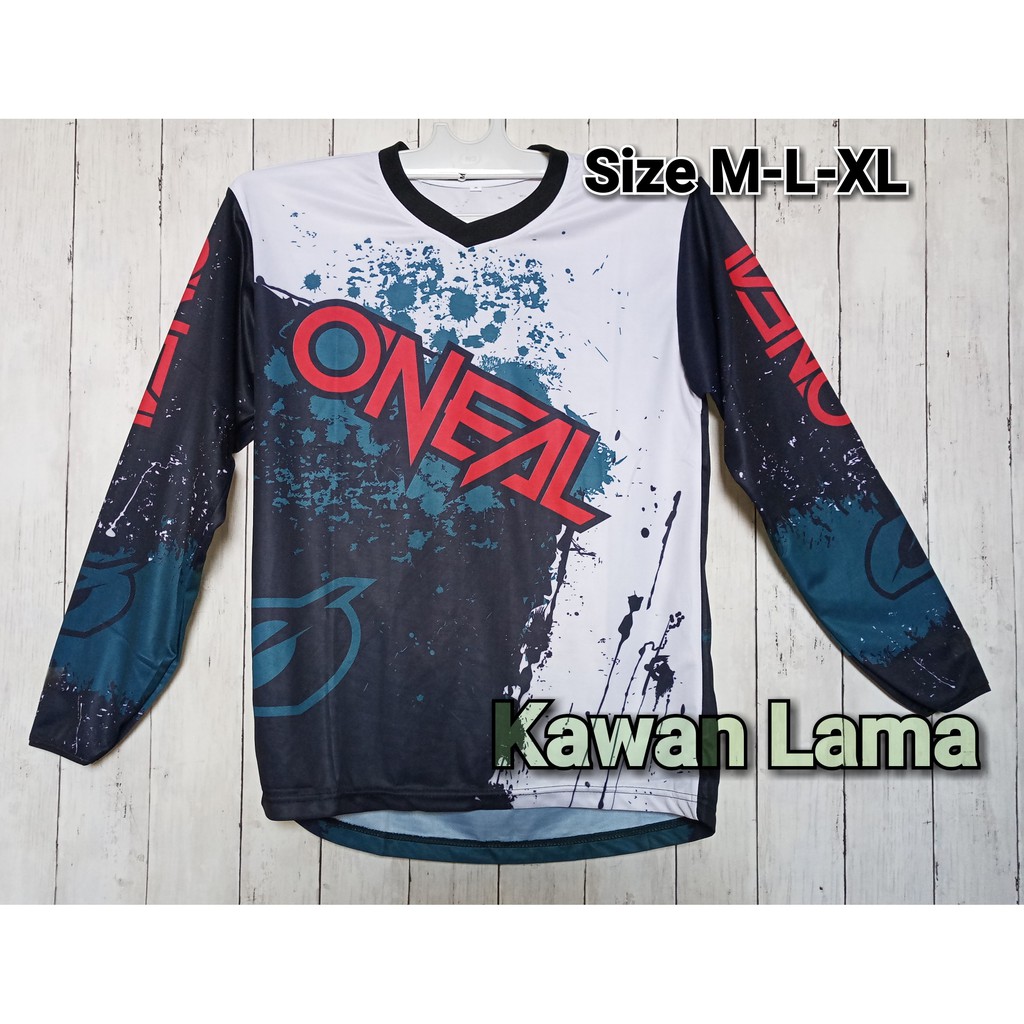 Baju Kaos Jersey ONEAL 002 Mancing Dh Cross Sepeda Gowes
