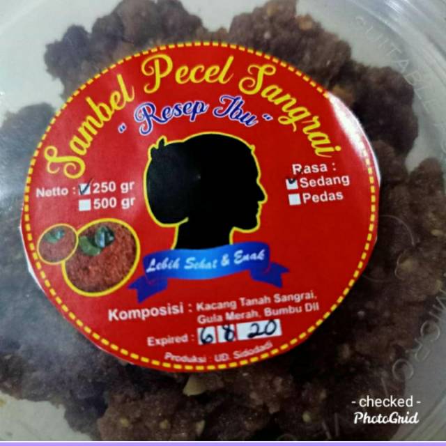 

Sambel Pecel Sangrai "Resep Ibu" 500 gram
