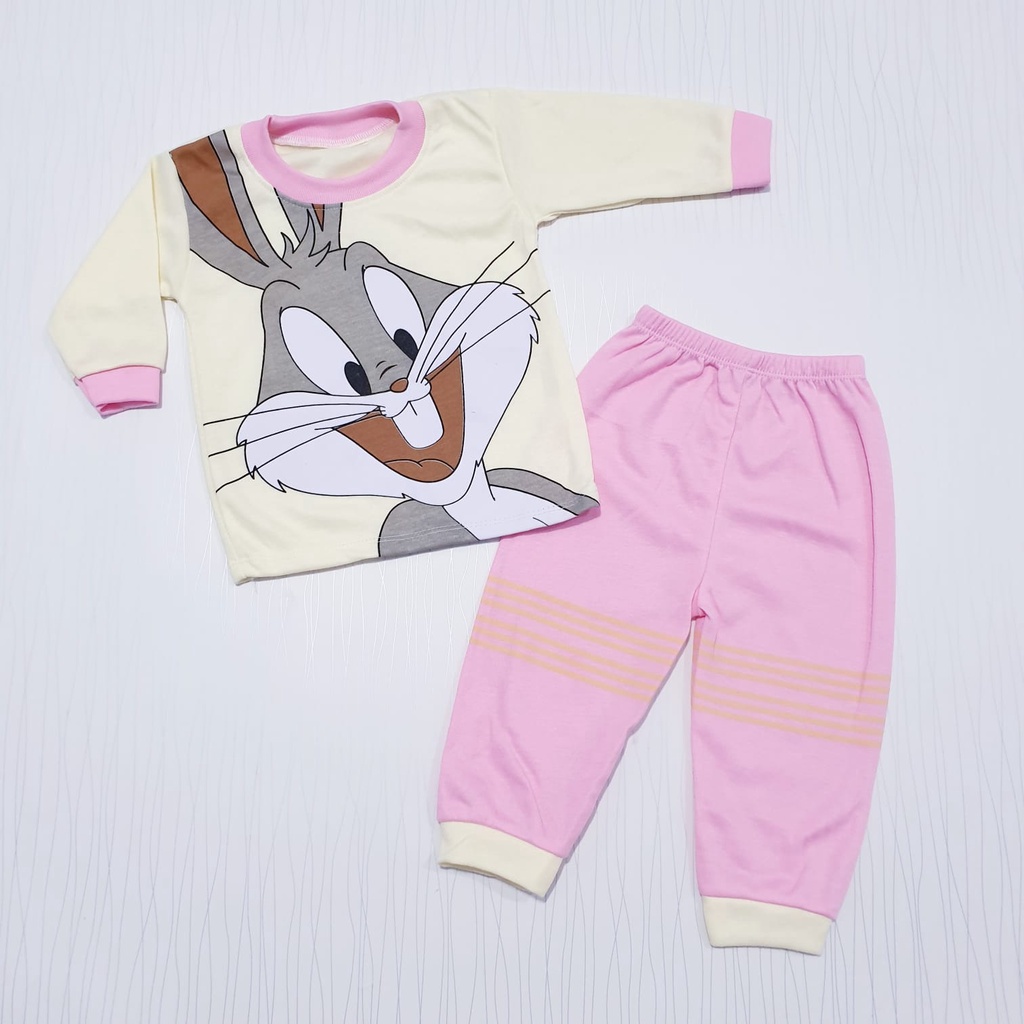COD baby alica set pakaian tidur bayi / baju tidur anak / piyama bayi unisex