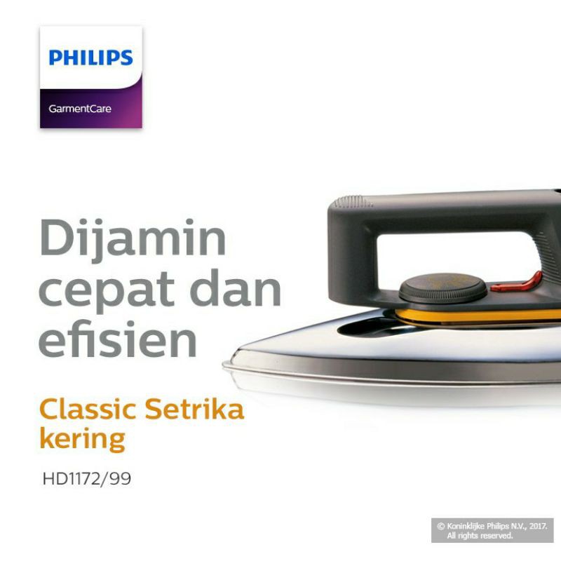 Philips setrika 1172 classic