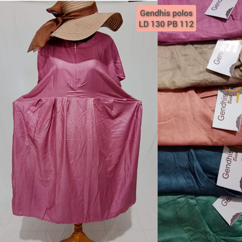daster gendis jumbo XXXL busui, hamil LD 130 PB 110 saku kanan, rayon adem-2