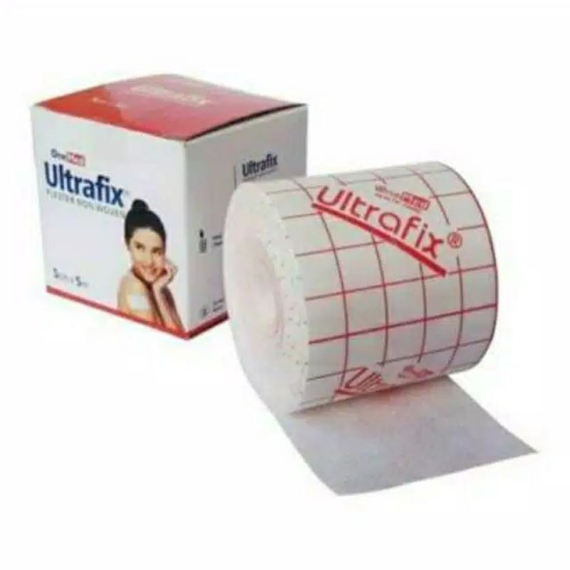 Ultrafix Onemed Plester penutup luka non woven 5cmx5m, 10cmx5m, 15cmx5m