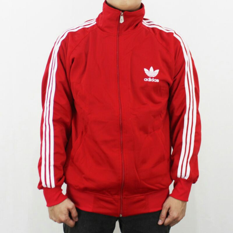 Jacket Tracktop Adidas Firebird Hitam Logo Bordir | Jaket Adidas | Adidas Premium