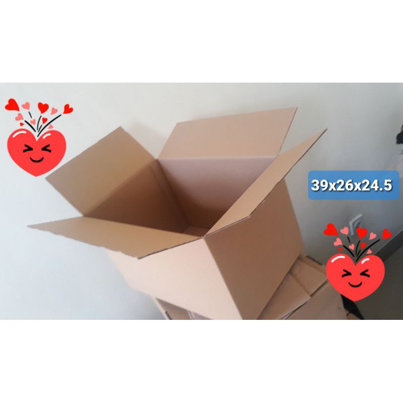 

karton box ukuran 39 cm x 26 cm x 24.5 cm