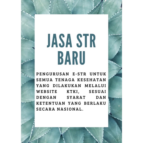 

PEMBUATAN STR BARU