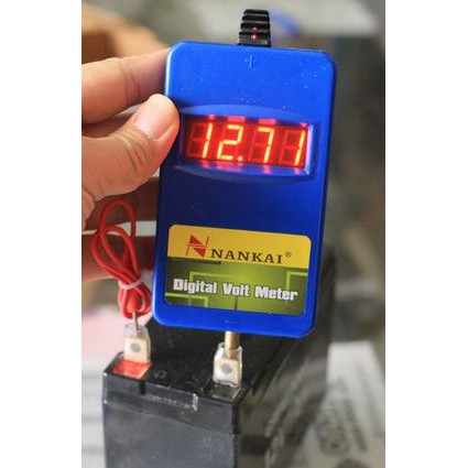 ALAT PENGUKUR TEGANGAN SETRUM ACCU / AKI - GRATIS ONGKIR EKSTRA