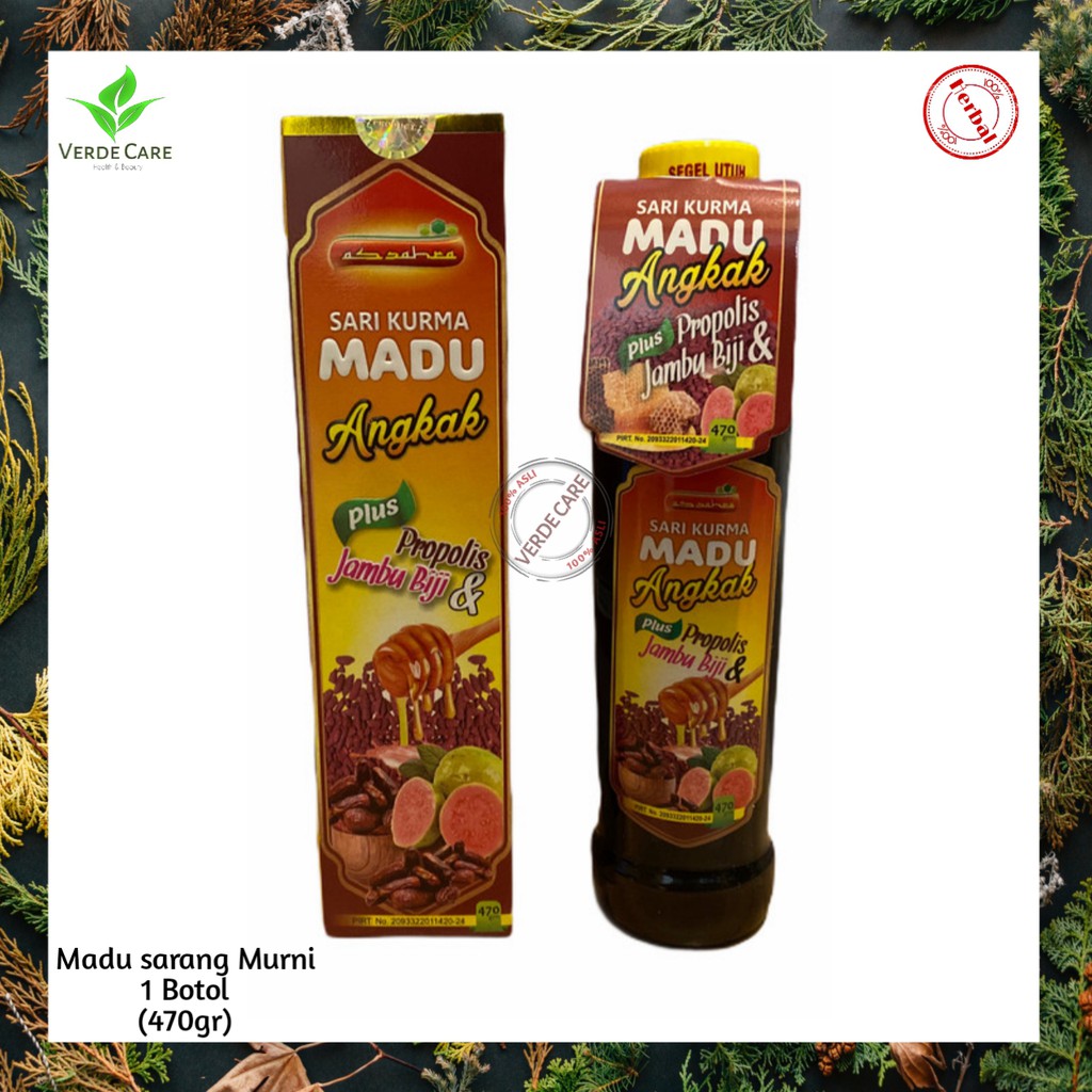 

VERDE CARE | COD | SARI KURMA MADU ANGKAK PLUS PROPOLIS 470gr | SARI KURMA | MADU ANGKAK