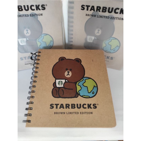 

Starbucks x Line Notebook Earth Month Brown Limited Edition 2022