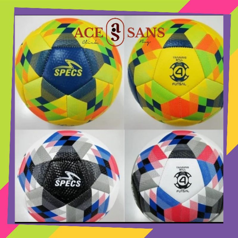Bola Futsal Size 4 Merk Specs Original I Bola Futsal I Futsal I Bola Kaki I Sepak Bola I Bola Sepak