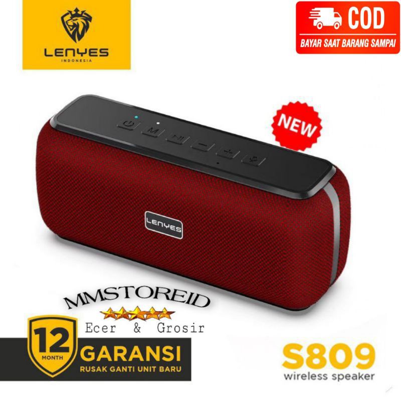 LENYES S809 60W MaxxAudio DSP wireless bluetooth hifi stereo portable LENYES S 809 powerfull bass