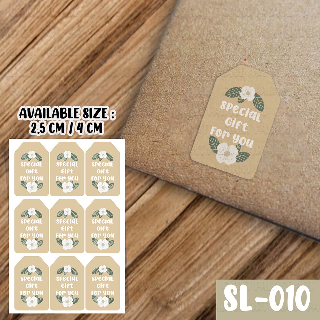 

[GIANT PALACE] 135 PCS LABEL PRODUK / THANKYOU STICKER / STICKER THANK YOU MURAH SL 010