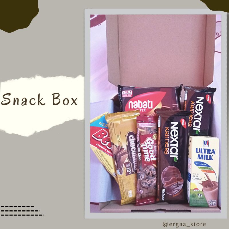 

Gift Box / Kado/ Hampers Snack Box / Hampers snack / Gift Box Snack / Hadiah ultah /Kado Ultah / Kado Wisuda