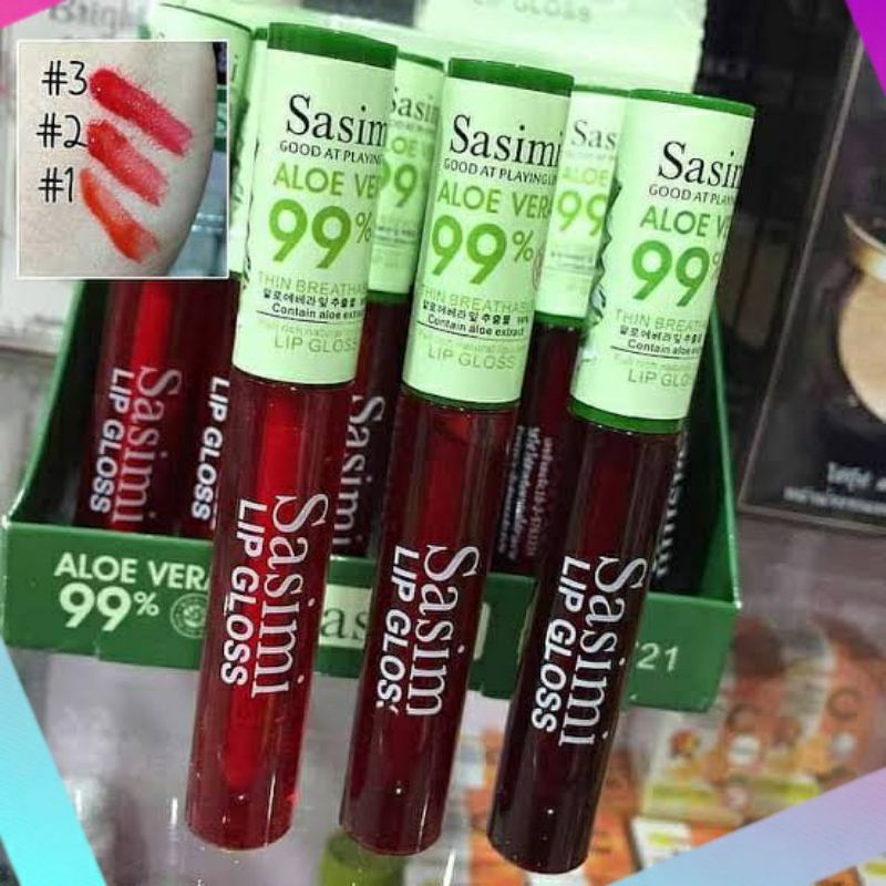 [S721] Lip Tint SASIMI Aloevera 99% Lip Tint Thailand Liptint Aloevera 99%