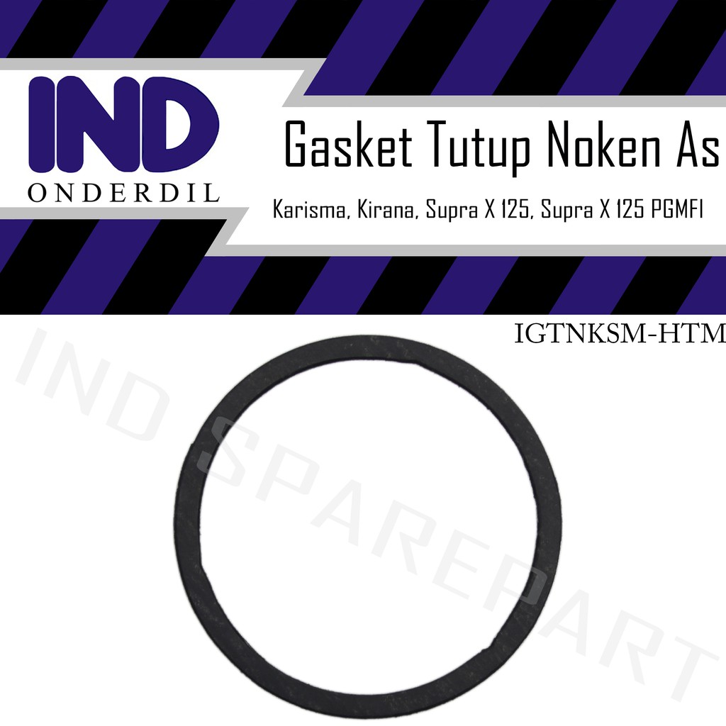 Gasket Packing-Paking Tutup Noken As Hitam Karisma/Kirana/Supra X 125-PGMFI