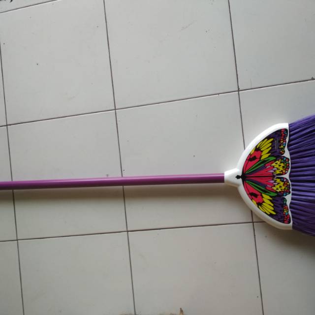 Sapu/sapu plastik/sapu plastik/sapu ungu