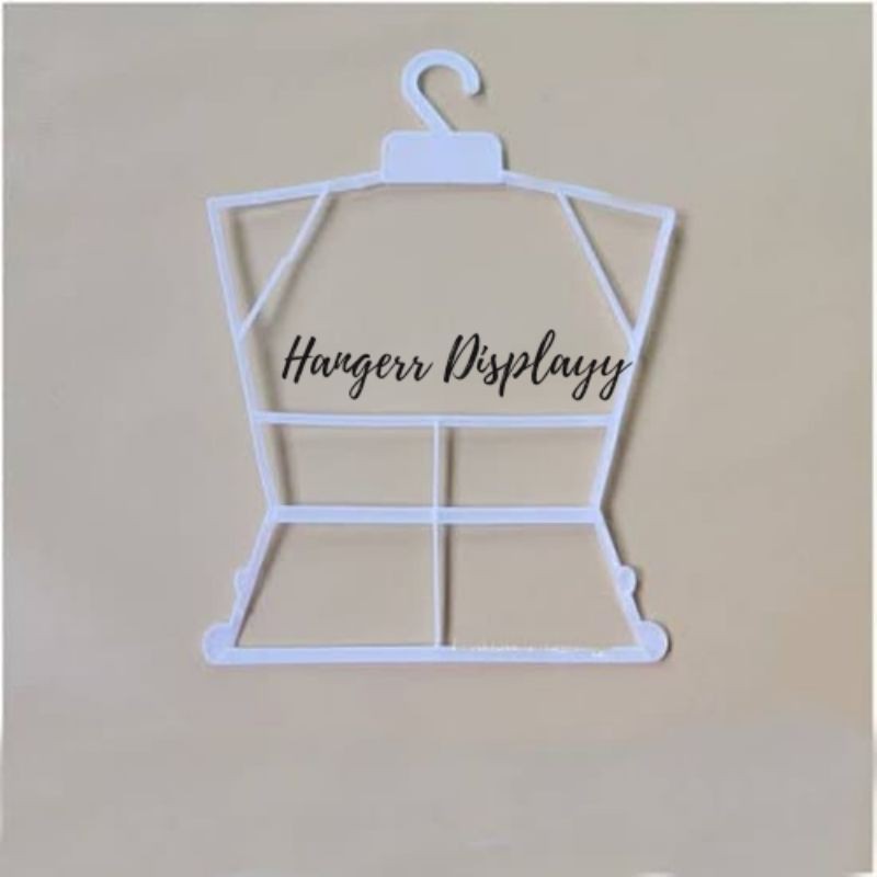 Hanger Setelan Layang 09 Dewasa Jumbo XL | Display Gantungan Baju Serbaguna (1 Lusin)