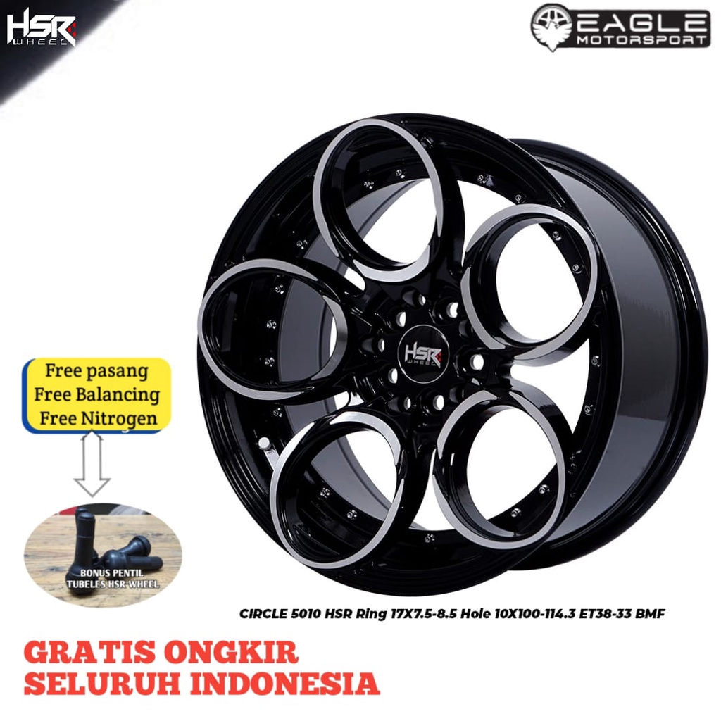 Velg Mobil Innova Xpander Terios Rush HSR WHEEL CIRCLE R17 Ring 17