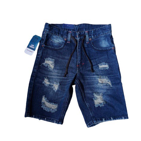 CELANA  PENDEK  JEANS PRIA SOBEK DISTRO BOARDSHORT