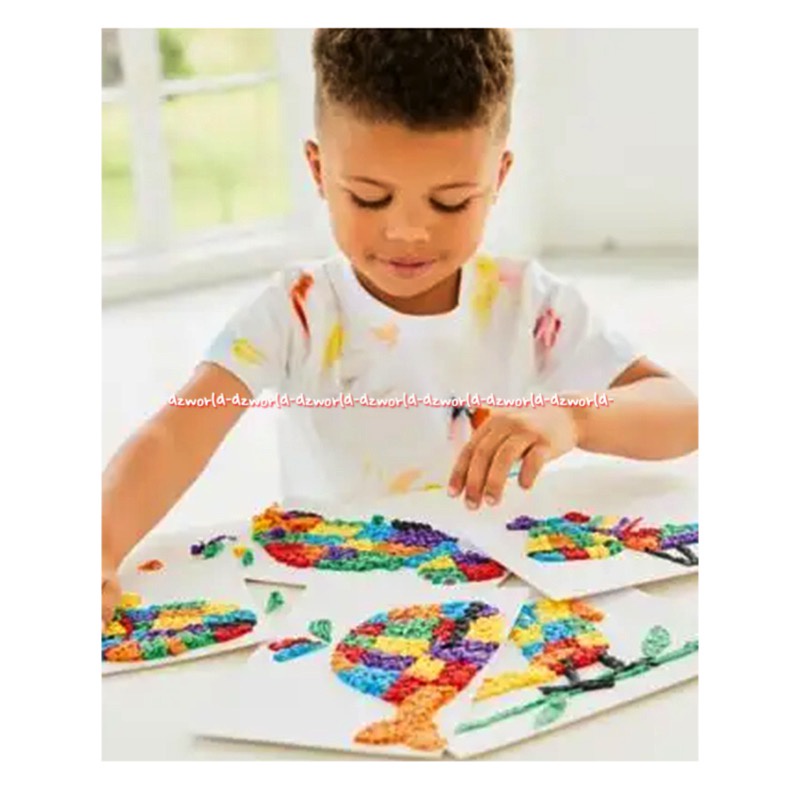 ELC Tissue Collage Kit Stick no Glue Design Create Mainan Kreasi Dari Kertas Warna Warni Usia 3+