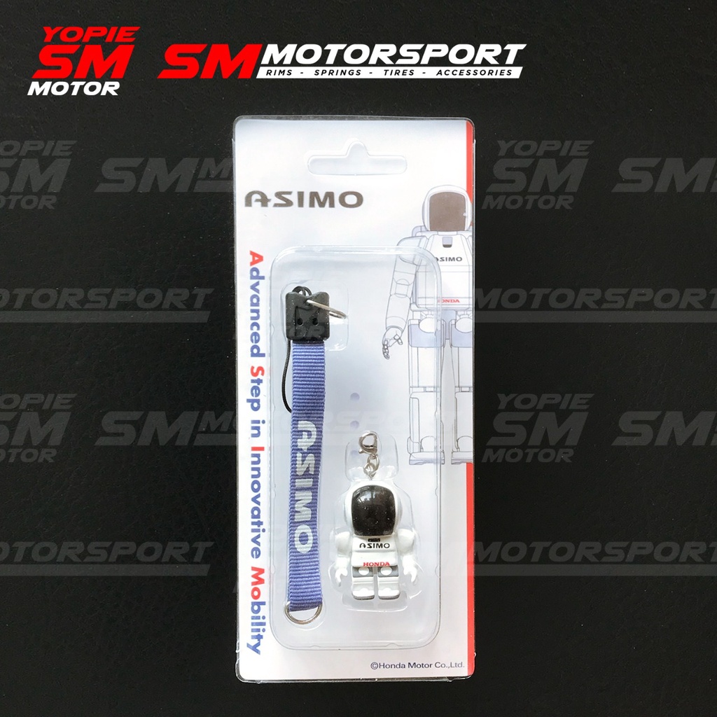 Keychain Gantungan Kunci Honda Asimo JDM Tali Lanyard