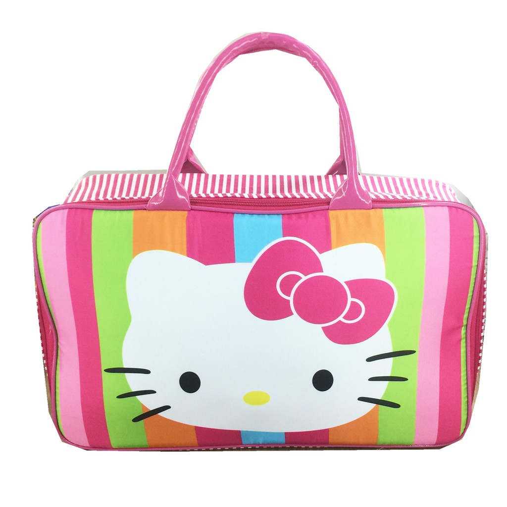 PROMO TERMURAH + FREE ONGKIR !!! Tas Travel Kanvas Hello Kitty Full Face JUMBO