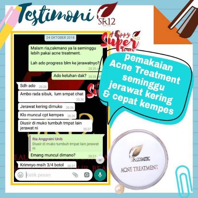 ACNE TREATMENT CREAM / KRIM JERAWAT SEDANG SAMPAI BERAT YANG DISERTAI RADANG INFLAMASI