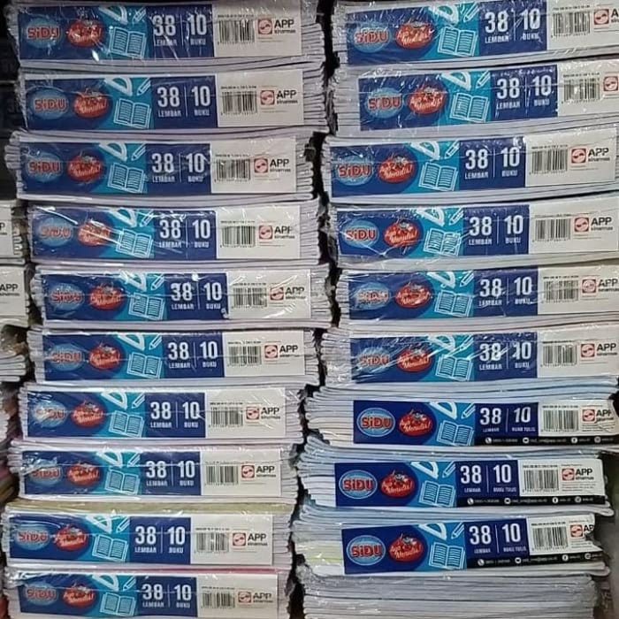 

Jual Buku Tulis Sidu Sinar Dunia 38 Lembar Per Pak Hemat