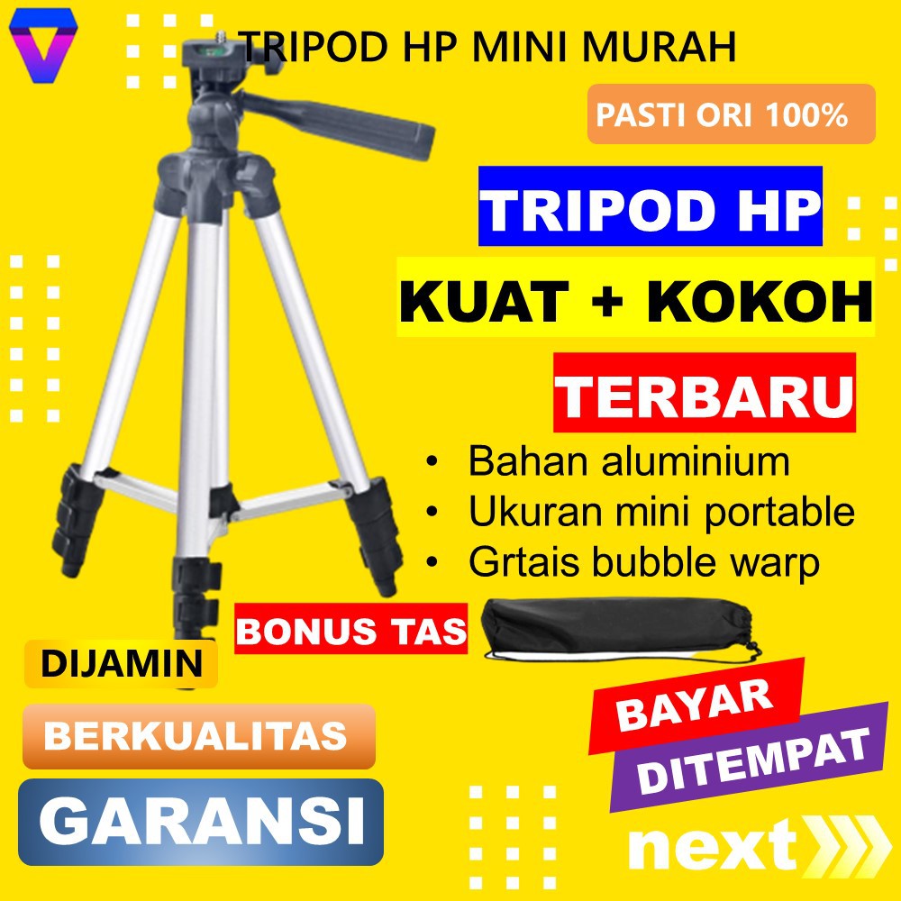 TRIPOD HP KAMERA MINI TRIPOT 3110 WEIFENG HANDPHONE CAMERA PORTABLE DUDUKAN KAMERA MURAH