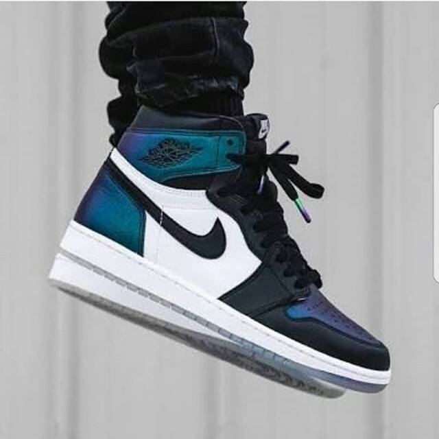 Sepatu pria Nike Air Jordan 1 Retro " Chameleon " Premium Original sneakers cowok murah terbaru sale