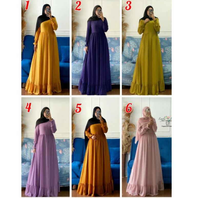Lg4Code GAMIS LAYLA DRESS/ GAMIS LAYLA POLOS/ GAMIS LAYLA TERBARU GAMIS CERUTI LAYLA BUSUI(Kekinian)
