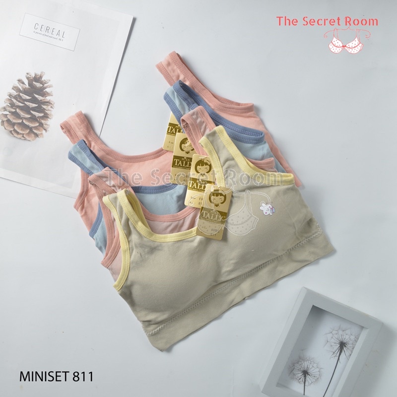 TALLY BRA MINISET REMAJA ABG 811 | FREE SIZE | ADA BUSA | TANPA KAWAT