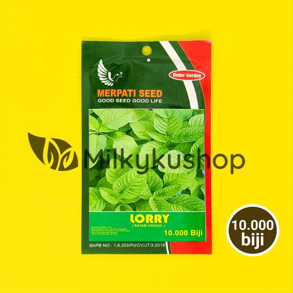 BENIH MERPATI SEED LORRY BAYAM 10000 BIJI SACHET KEMASAN PABRIK