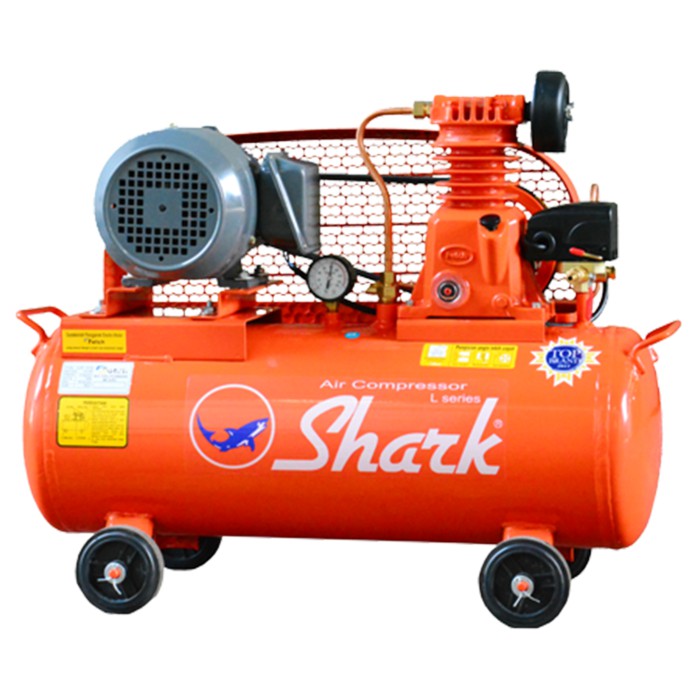 Compressor Angin SHARK 1/4 HP Complete Motor Listrik Fetch