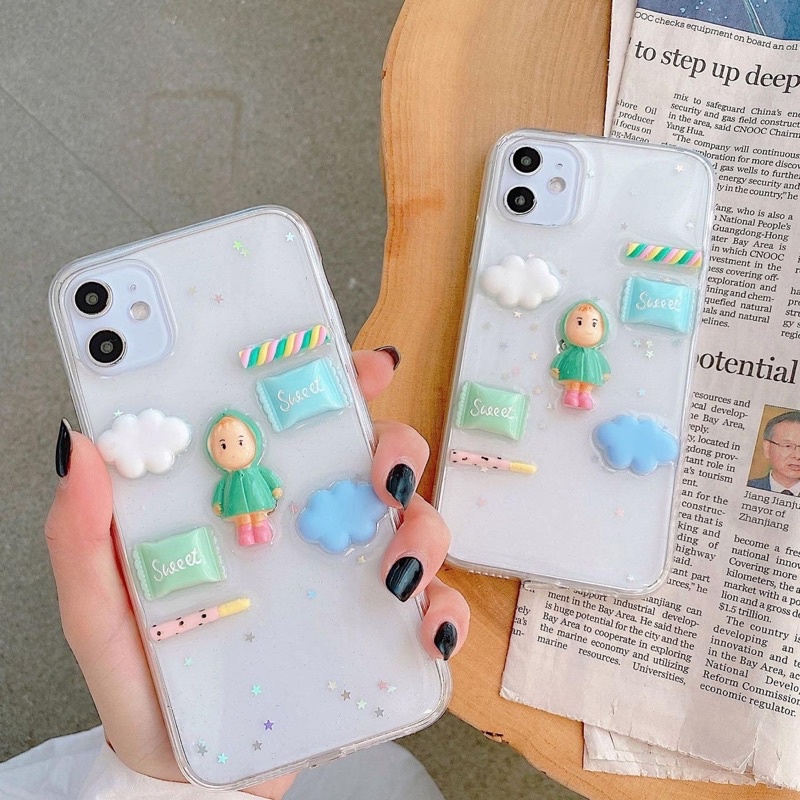 Cute Sweety Glitter Case Samsung A20 A30 A50 A70 A80 Fold 2 3 M23 M33 M53 M11 M20 M30 M21 A52 A72 A32 4G 5G Casing TPU