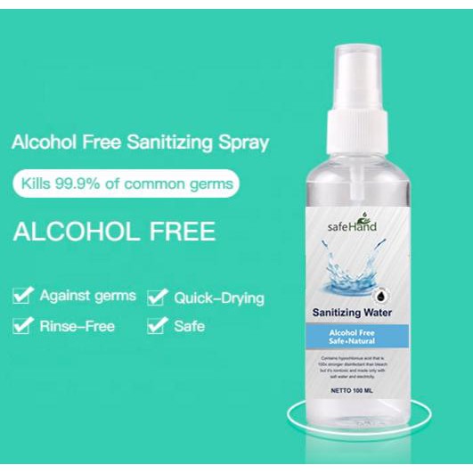 Hypochlorous Acid Sanitizer Spray Non Alcohol Baby Disinfectant *