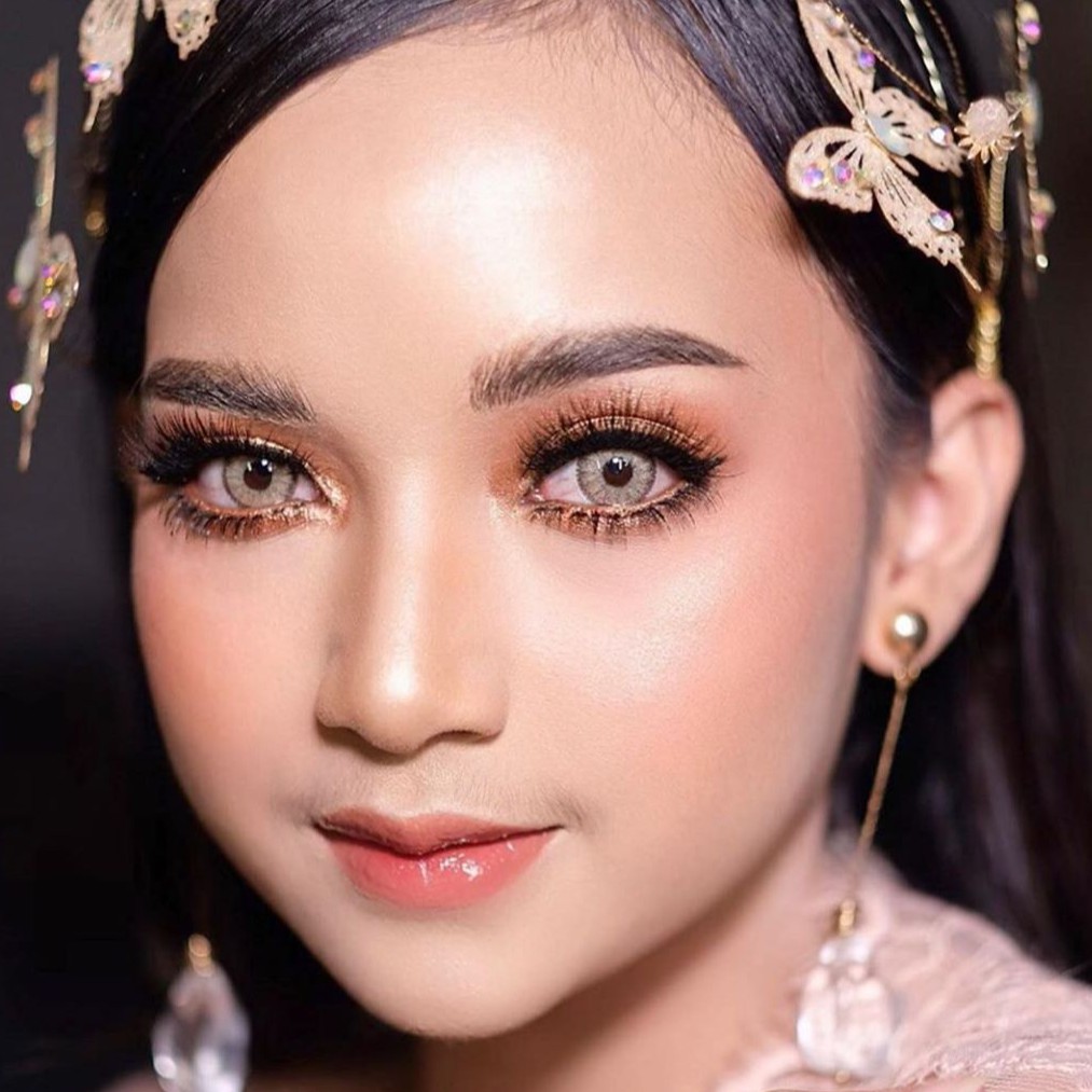 GEOEYES - Softlens Teresa Brown - Soflen Bridal Warna Coklat for Gold Wedding