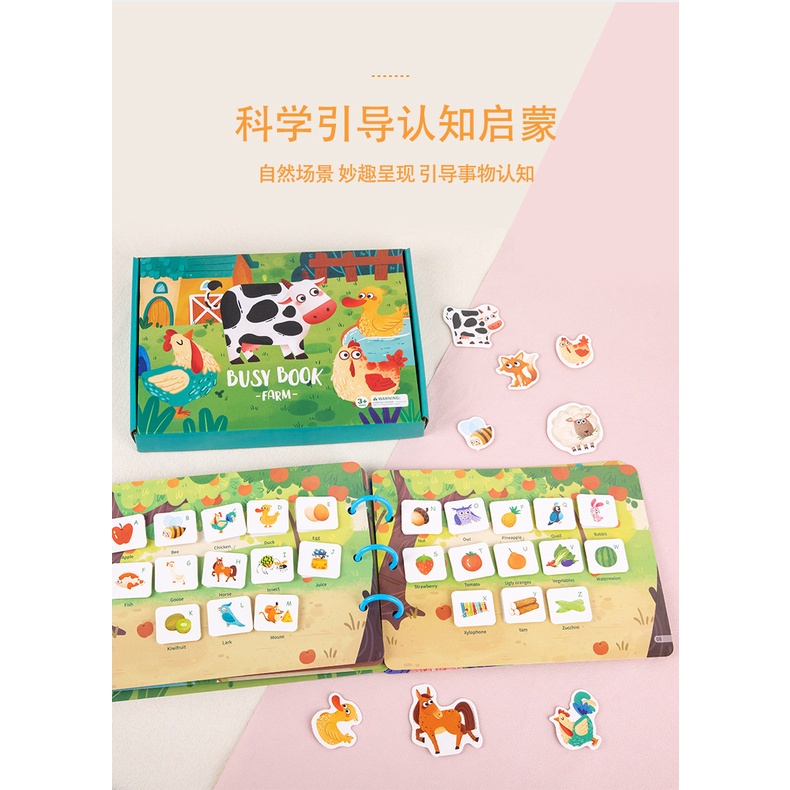 TweedyToys - Busy Book / Mainan Edukasi Anak / Buku Aktivitas Anak