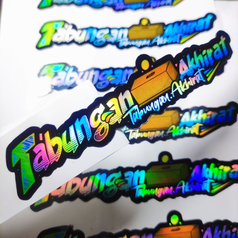 Stiker tabungan akhirat