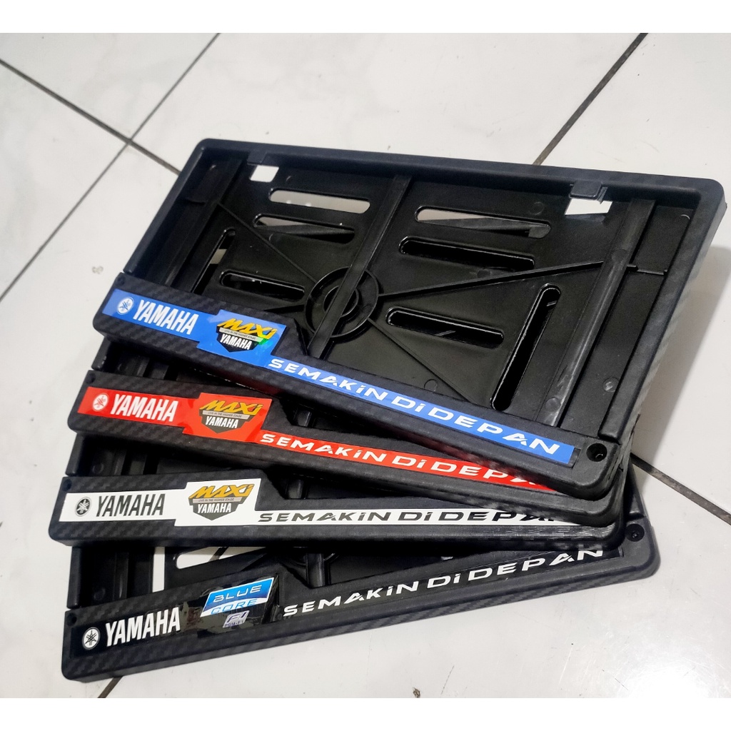 Bingkai Plat YAMAHA Nmax Xmax Aerox Mio Fino Vixion Cover Plat  Nomor Motor Yamaha Tempat Plat Nomer Dudukan Plat Nomor