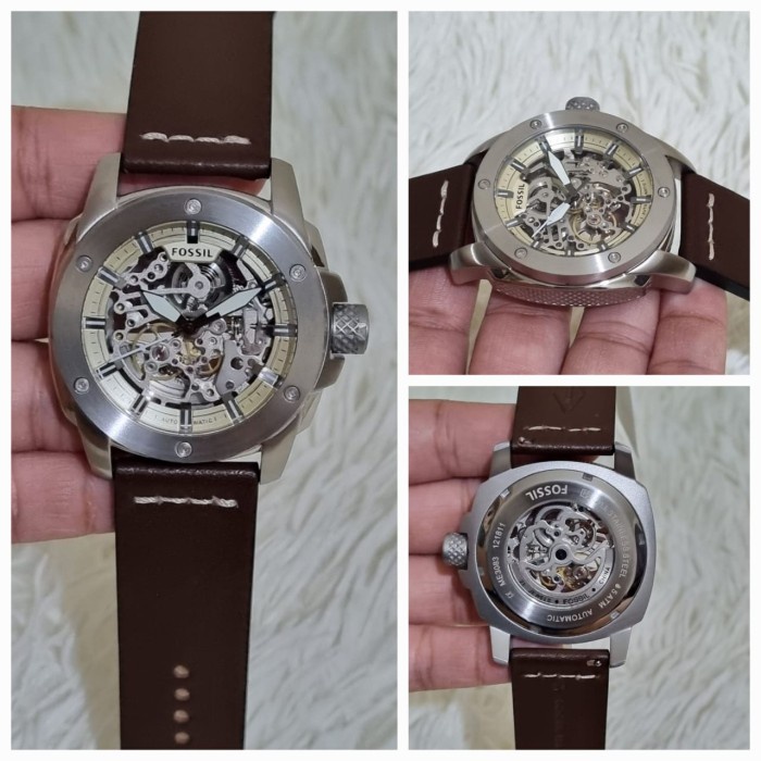 FOSSIL ME 3082 ORIGINAL jam pria - silver