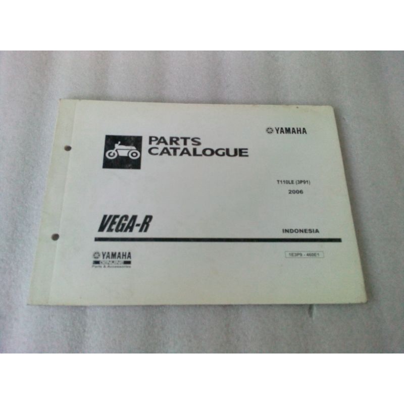 

part katalog parts catalogue yamaha vega r T110LE 2006