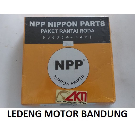 Gear Set Tiger Honda Rantai Komplit GirSet Depan Belakang NPP Japan