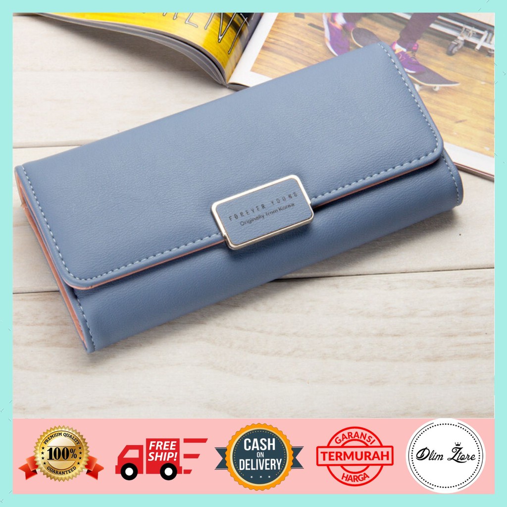 DP019 DOMPET WANITA FOREVER YOUNG 107 Panjang Dompet 