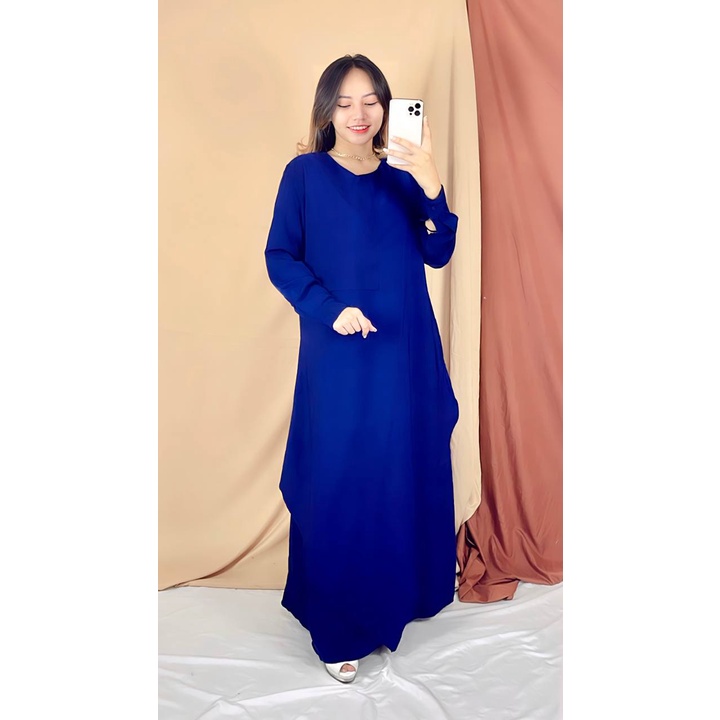 RX FASHION - MIZA DRESS BAHAN MOSCREPE - FASHION MUSLIM ***HIGH QUALITY*** 1R