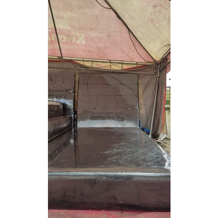 DIVAN+SANDARAN HITAM 120X200