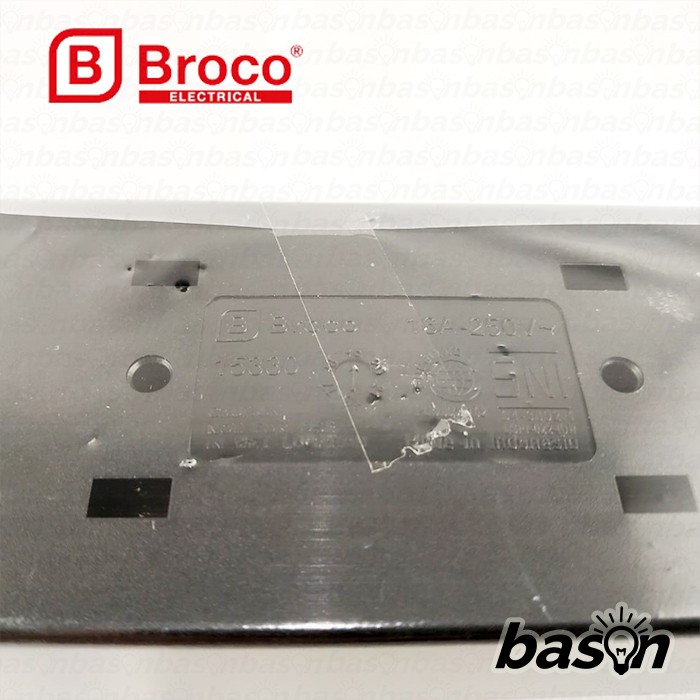 BROCO 15330 Stop Kontak Outbow 3 Lubang - 16A 250V dengan Child Protection